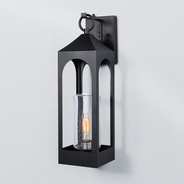 Pelso outdoor wall light, Black