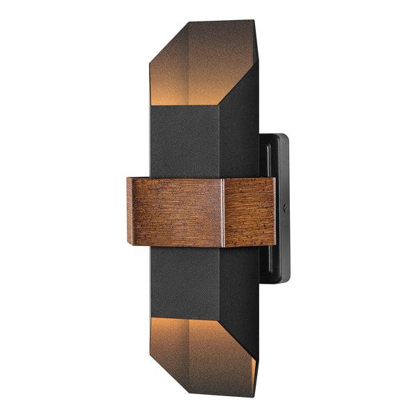 Persan outdoor wall light, Black