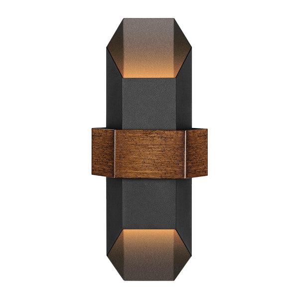 Persan outdoor wall light, Black