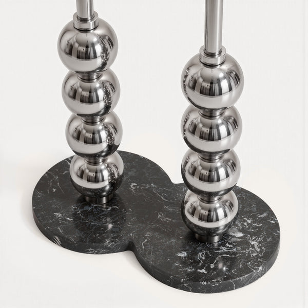 Pumori Coat Rack in Silver Finish