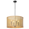 Refosco chandelier light, Wood