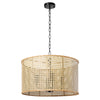 Refosco chandelier light, Wood