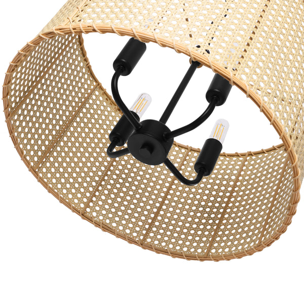 Refosco chandelier light, Wood