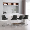 Renano bar stool, Charcoal Jaen Leather