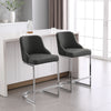 Renano bar stool, Charcoal Jaen Leather
