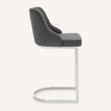 Renano bar stool, Charcoal Jaen Leather