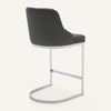 Renano bar stool, Charcoal Jaen Leather
