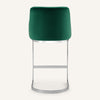 Renano bar stool, Green Azal Velvet