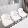 Renano Counter Stool in White Jaen Leather