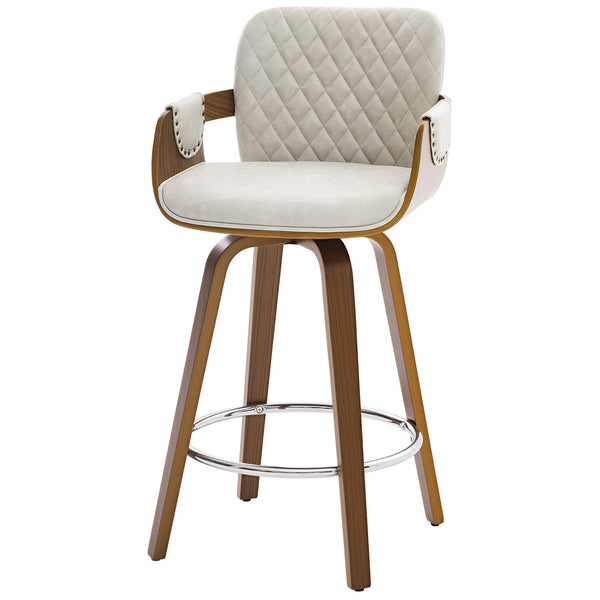 Rimava Counter Stool in Moonlight Sarma Leather