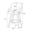 Rosaki Counter Stool Dimensions