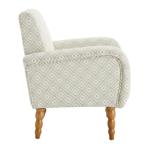 Rubea armchair, Blue Andre Fabric