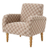 Rubea armchair, Coffee Andre Fabric