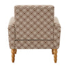 Rubea armchair, Coffee Andre Fabric