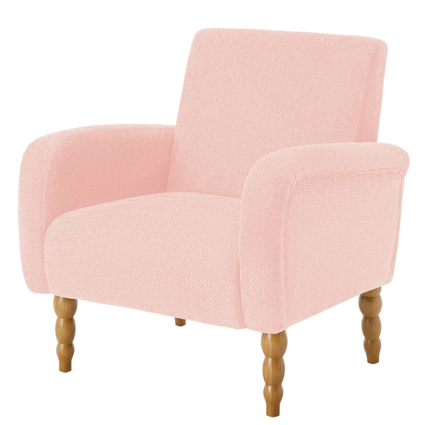 Rubea armchair, Pink Pola Fabric