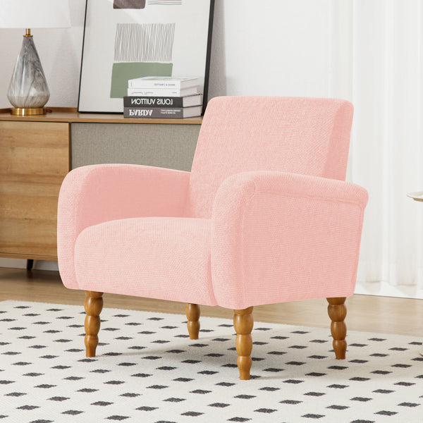 Rubea armchair, Pink Pola Fabric