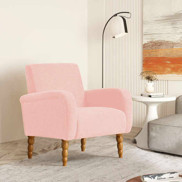 Rubea armchair, Pink Pola Fabric