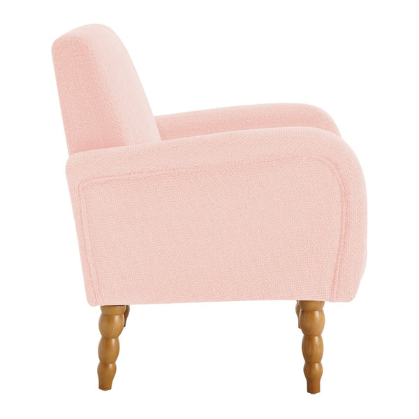 Rubea armchair, Pink Pola Fabric