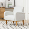 Rubea armchair, White Pola Fabric