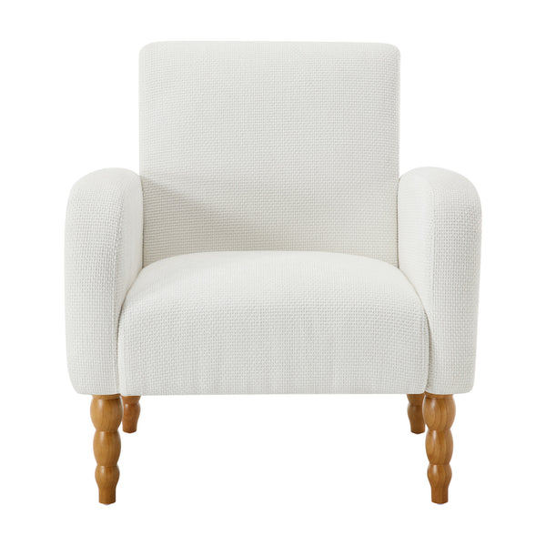 Rubea armchair, White Pola Fabric