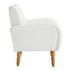 Rubea armchair, White Pola Fabric