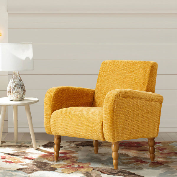 Rubea armchair, Yellow Pola Fabric
