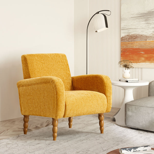 Rubea armchair, Yellow Pola Fabric