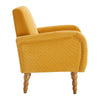 Rubea armchair, Yellow Pola Fabric