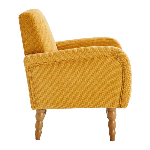 Rubea armchair, Yellow Pola Fabric