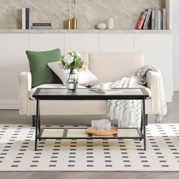 Sankar coffee table, Black Bamboo