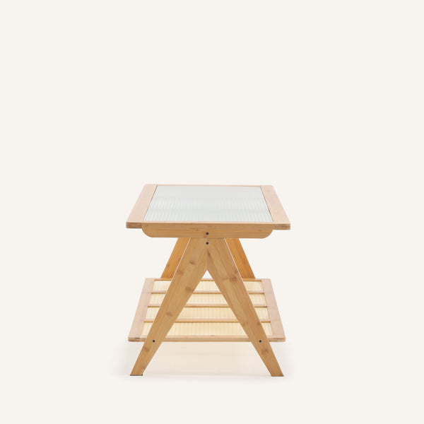 Sankar coffee table, Natural Bamboo