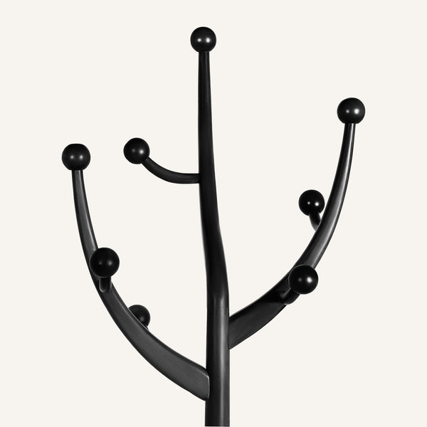 Skyang Coat Rack in Black Rubberwood