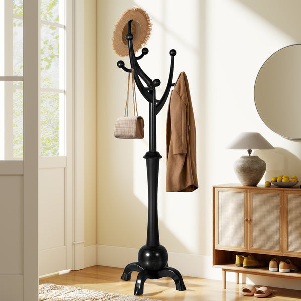 Skyang Coat Rack in Black Rubberwood