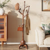 Skyang Coat Rack in Brown Rubberwood