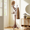 Skyang Coat Rack in Brown Rubberwood
