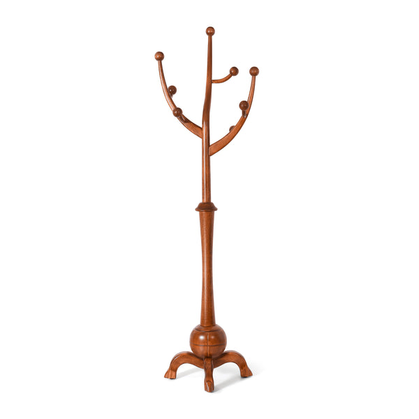 Skyang Coat Rack in Cognac Rubberwood