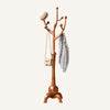 Skyang Coat Rack in Cognac Rubberwood