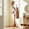 Skyang Coat Rack in Cognac Rubberwood