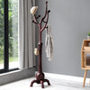 Skyang Coat Rack in Umber Rubberwood
