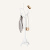 Skyang Coat Rack in White Rubberwood