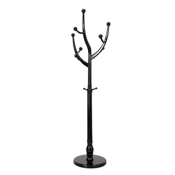 Skyang II Coat Rack in Black Rubberwood
