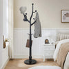 Skyang II Coat Rack in Black Rubberwood