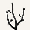 Skyang II Coat Rack in Black Rubberwood
