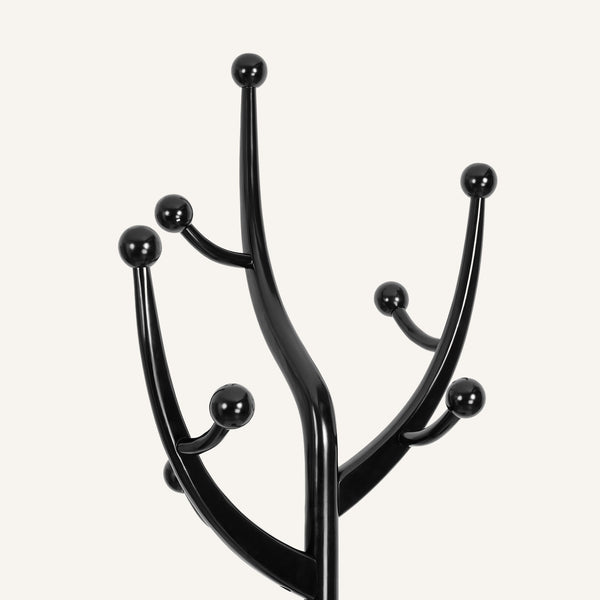 Skyang II Coat Rack in Black Rubberwood