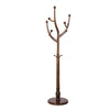 Skyang II Coat Rack in Brown Rubberwood