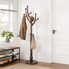 Skyang II Coat Rack in Brown Rubberwood