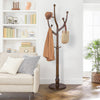 Skyang II Coat Rack in Brown Rubberwood