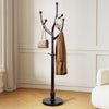 Skyang II Coat Rack in Umber Rubberwood