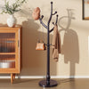 Skyang II Coat Rack in Umber Rubberwood