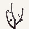 Skyang II Coat Rack in Umber Rubberwood